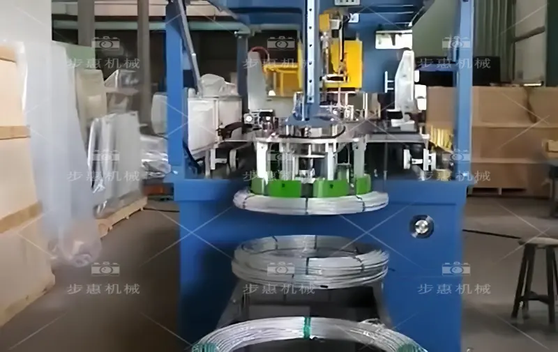 自动钢丝收卷捆扎包装线