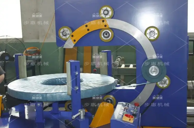 卧式管卷缠绕膜包装机